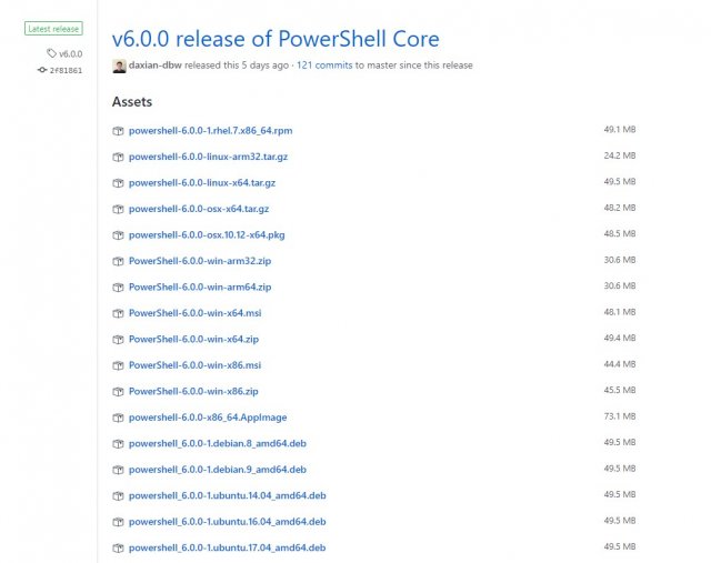 Состоялся релиз PowerShell Core 6.0