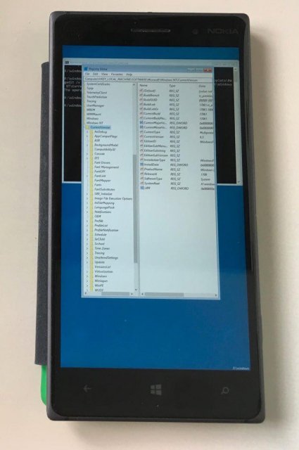 Хакер запустил Windows 10 for ARM на Lumia 1520