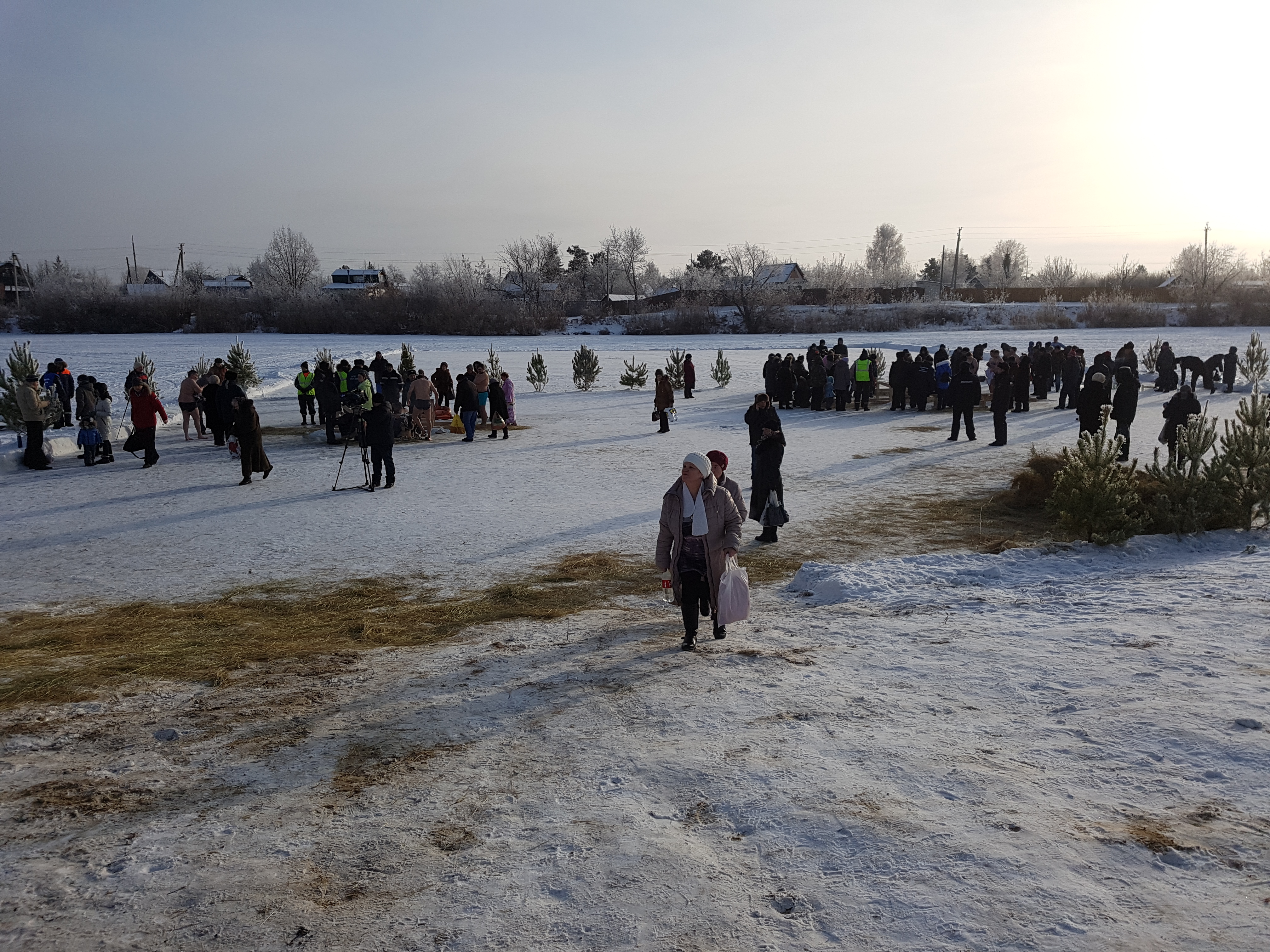 Праздник Крещения: в Курганской области в проруби окунулось более 2500 человек