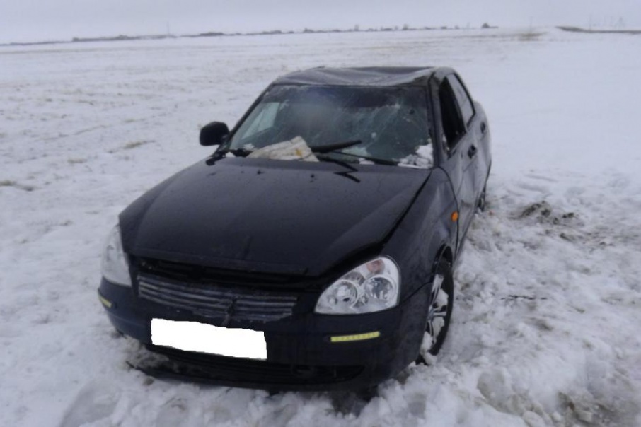 В аварии в Лебяжьевском районе перевернулся автомобиль — пострадала пенсионерка