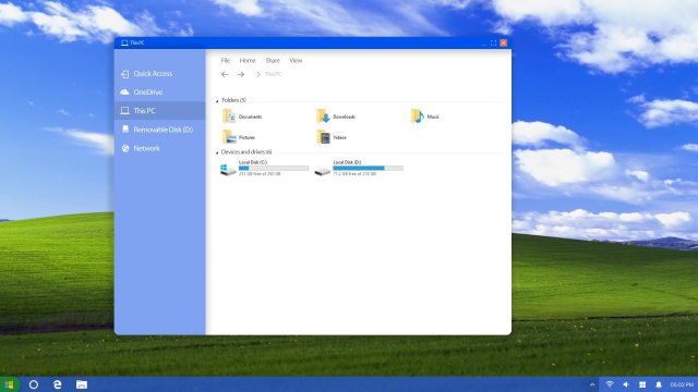 Если бы Windows XP вышла в 2018 году