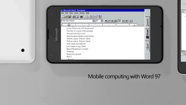 Концепт Windows 95 Mobile