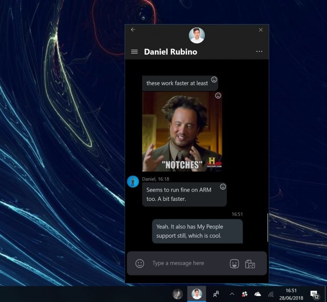 Microsoft обновила приложение Skype для Windows 10